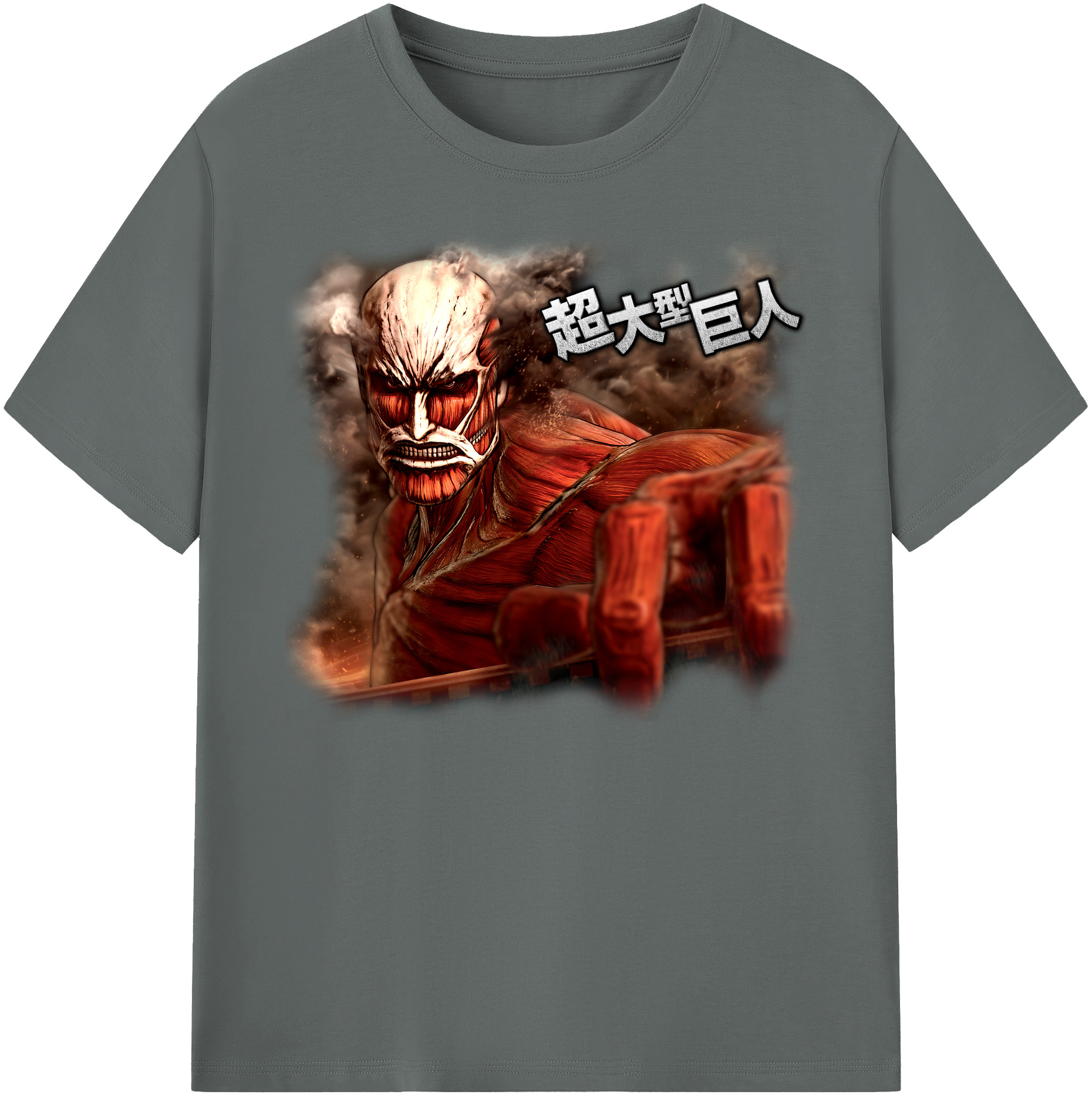 （画像用） 進撃の巨人 Attack on Titan 綿100％ メンズ半袖Tシャツ｜肌触りやわらか＆通気性